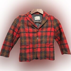 1950’s vintage Matheson Tartan super high end toddler boy photo coat